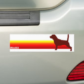 Beagle mit Streifen-Autoaufkleber Autoaufkleber (Auf Auto)