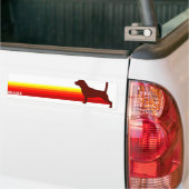 Beagle mit Streifen-Autoaufkleber Autoaufkleber (Auf Lkw)