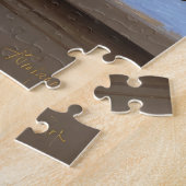 Beagle mit Weihnachtslichtern Urlaub Puzzle (Seite)