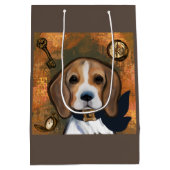 Beagle Mittlere Geschenktüte (Rückseite)