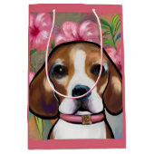 Beagle Mittlere Geschenktüte (Vorderseite)