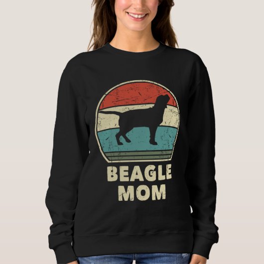Beagle Mom Dog  Women   Beagle Mama Sweatshirt (Vorderseite)