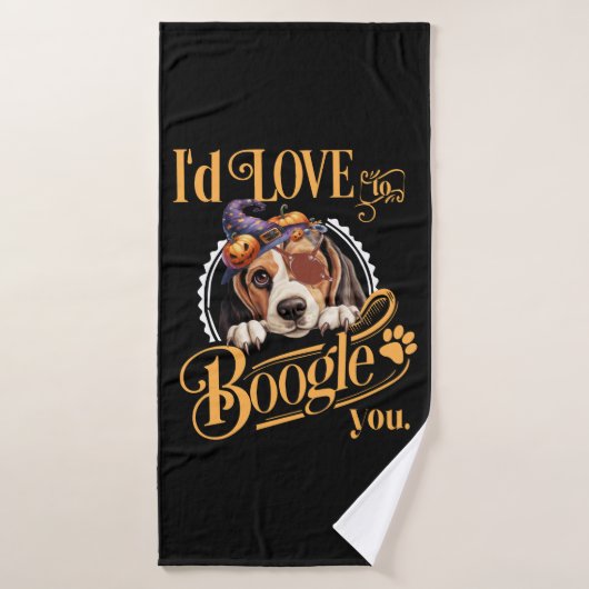 Beagle Mom Halloween Dog Lover Badehandtuch (Badehandtuch)