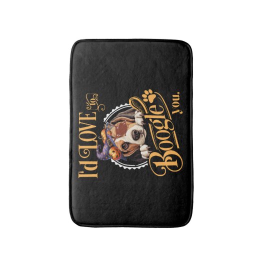 Beagle Mom Halloween Dog Lover Badematte (Vorderseite Vertikal)