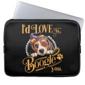 Beagle Mom Halloween Dog Lover Laptopschutzhülle (Vorderseite)