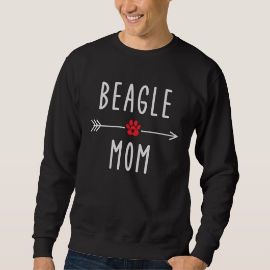 Beagle Mom Womens Beagle Dog Mom Sweatshirt (Vorderseite)