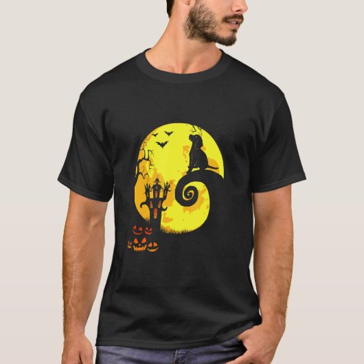 Beagle Moon Halloween Kostüm T-Shirt (Vorderseite)