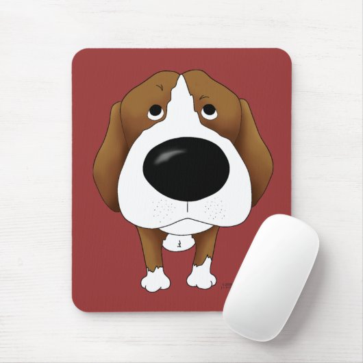 Beagle Mousepad (Mit Mouse)
