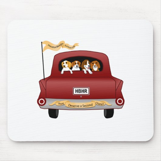 Beagle Mousepad (Vorne)