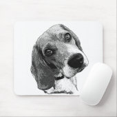 Beagle Mousepad (Mit Mouse)