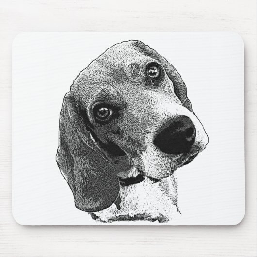 Beagle Mousepad (Vorne)