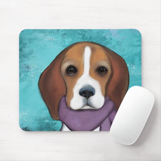 Beagle Mousepad (Mit Mouse)