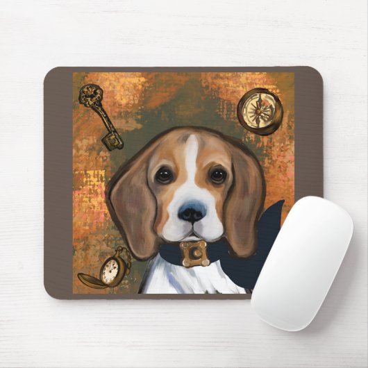 Beagle Mousepad (Mit Mouse)