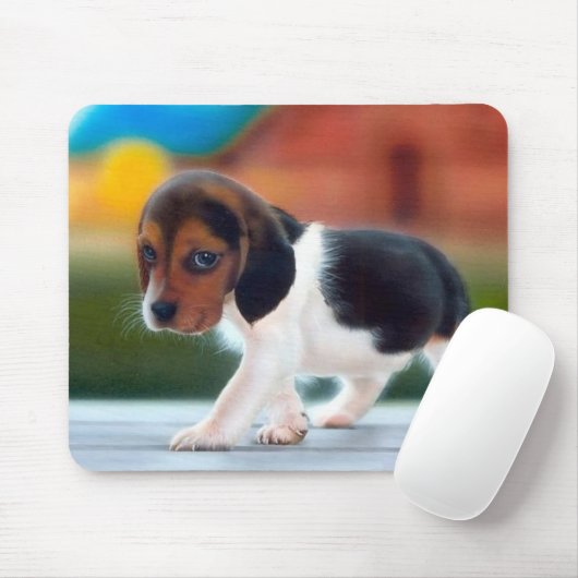 Beagle Mousepad (Mit Mouse)