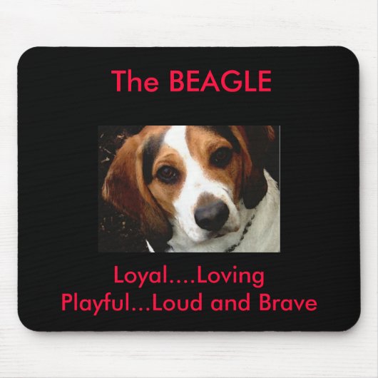 Beagle Mousepad (Vorne)