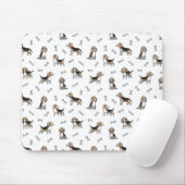 Beagle Mousepad (Mit Mouse)