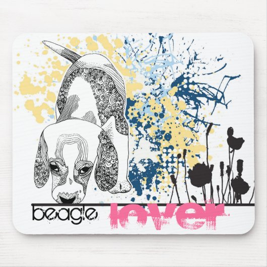 Beagle Mousepad (Vorne)