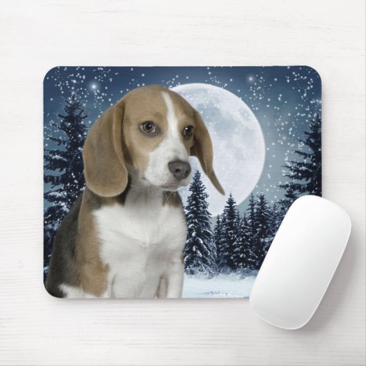 Beagle Mousepad (Mit Mouse)