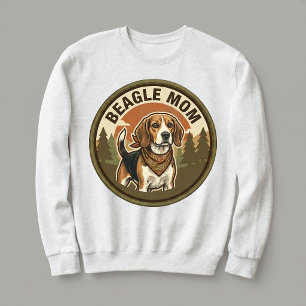 Beagle-Mutter-Crewneck Beagle-Hundemutter-Geschenk Sweatshirt