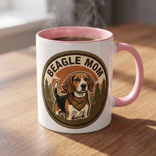 Beagle-Mutter-Kaffeetasse Beagle-Hundemutter-Ges Tasse