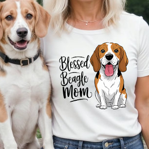 Beagle-Mutter-Leben-Shirt - Süßes Hundemutter-Gesc T-Shirt