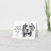 Beagle Mütter Tageskarte Feiertagskarte (Rückseite)