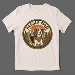 Beagle-Mutter Tri-Blend-T-Shirt Beagle-Hund-Mutt Tri-Blend Shirt