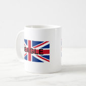 Beagle Name england United_Kingdom flagge Kaffeetasse (Vorderseite Links)