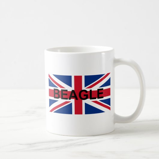 Beagle Name england United_Kingdom flagge Kaffeetasse (Rechts)