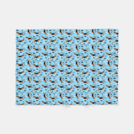 Beagle Niedlich Beagle Muster Fleecedecke