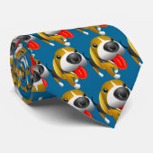 Beagle Niedlich Cartoon Dog Krawatte (Gerollt)