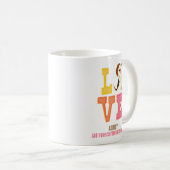 Beagle Niedlich Hund Vater Kaffeetasse (VorderseiteRechts)