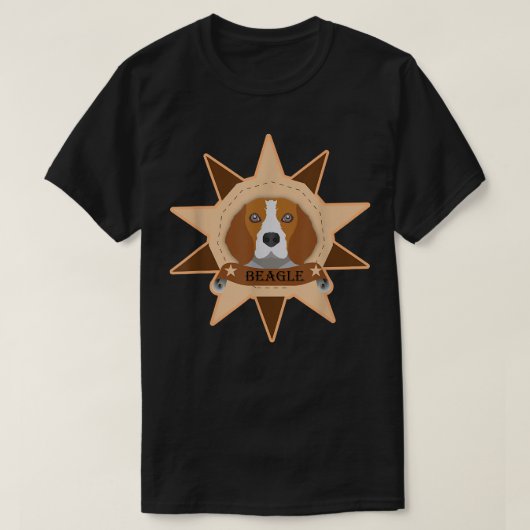 Beagle Niedlich Hunde Haustier T-Shirt (Design vorne)