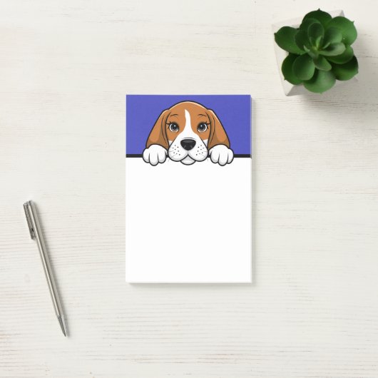 Beagle Niedlich Welpen Hund Lover Beagles Geschenk Post-it Klebezettel (Büro)