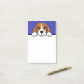 Beagle Niedlich Welpen Hund Lover Beagles Geschenk Post-it Klebezettel (Auf Schreibtisch)