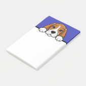 Beagle Niedlich Welpen Hund Lover Beagles Geschenk Post-it Klebezettel (angewinkelt)