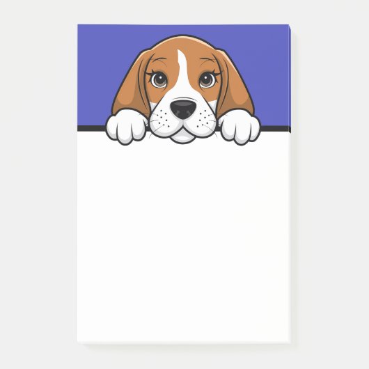 Beagle Niedlich Welpen Hund Lover Beagles Geschenk Post-it Klebezettel (Vorderseite)