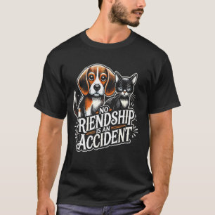 Beagle No Friendship Unfall Cat Puppy T-Shirt