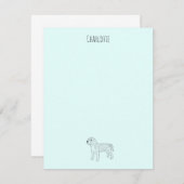 Beagle-Note-Karte (Vorne/Hinten)