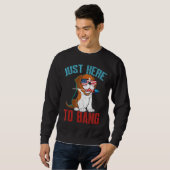 Beagle nur hier zum Bang Sweatshirt (Vorne ganz)