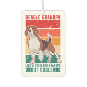 Beagle Opa wie ein gewöhnlicher Großvater, aber co Autolufterfrischer (Vorderseite)