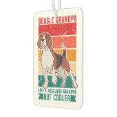 Beagle Opa wie ein gewöhnlicher Großvater, aber co Autolufterfrischer (Links)