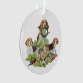 Beagle Ornament (Vorderseite)