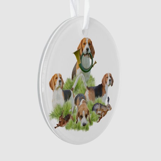 Beagle Ornament (Vorderseite)