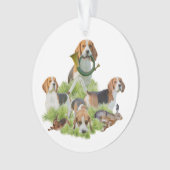 Beagle Ornament (Vorderseite)