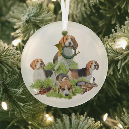 Beagle Ornament Aus Glas (InSitu)