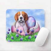 Beagle Osterüberraschung Mousepad (Mit Mouse)
