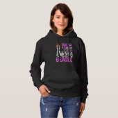 Beagle-Outfits für Beagle Hoodie (Vorne ganz)