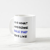 Beagle Papa, phantastisch Kaffeetasse (Vorderseite Links)