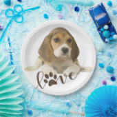 Beagle-Papier-Teller Pappteller (Party)